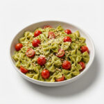 Farfalle pesto e pachino