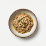 RAGÙ CON CINTA SENESE BIANCO