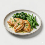 SCALOPPINA POLLO S.E FAGIOLINI