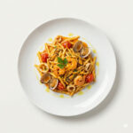 Trofie di mare all'arancia