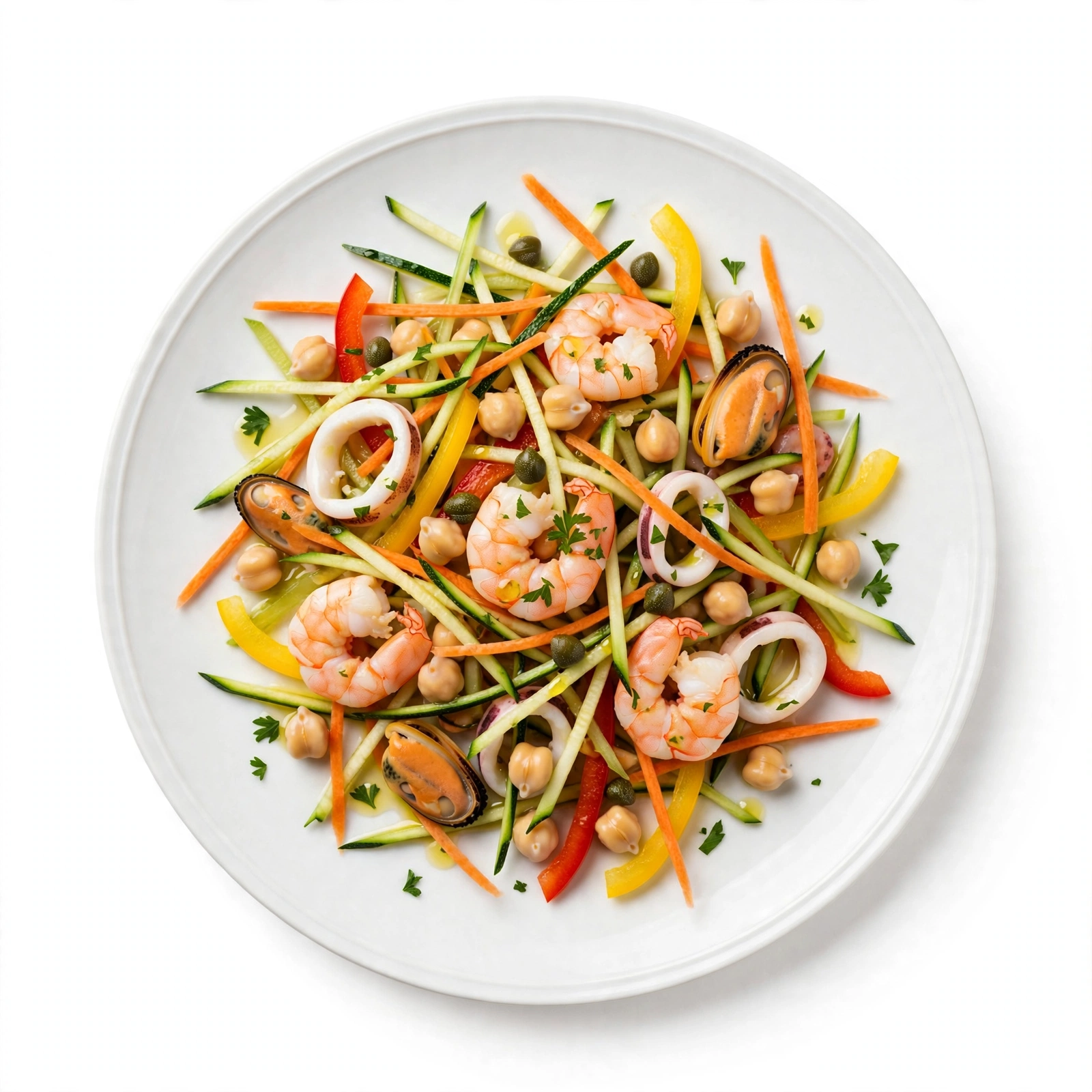 INSALATA INSALATA DI MARE CECI E GIARDINIERA - immagine 1